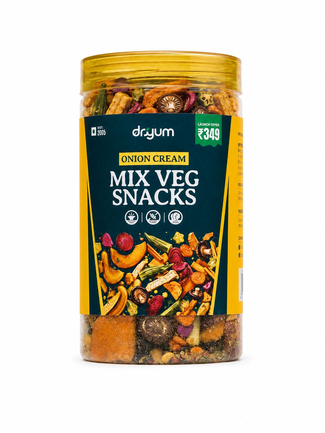 ONION CREAM VEG SNACK(200g)