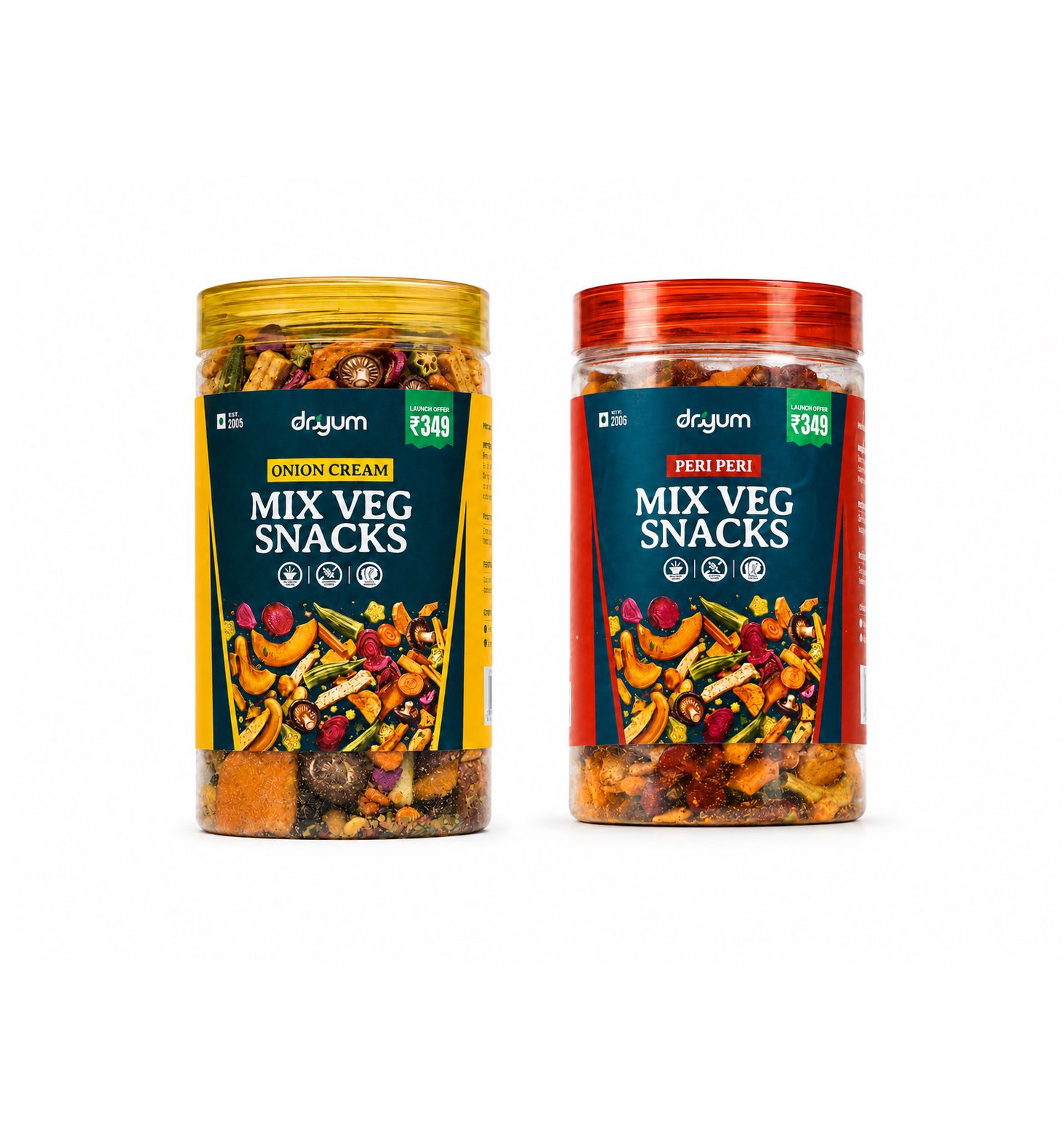 MIX VEG SNACK COMBO (2X 200g)