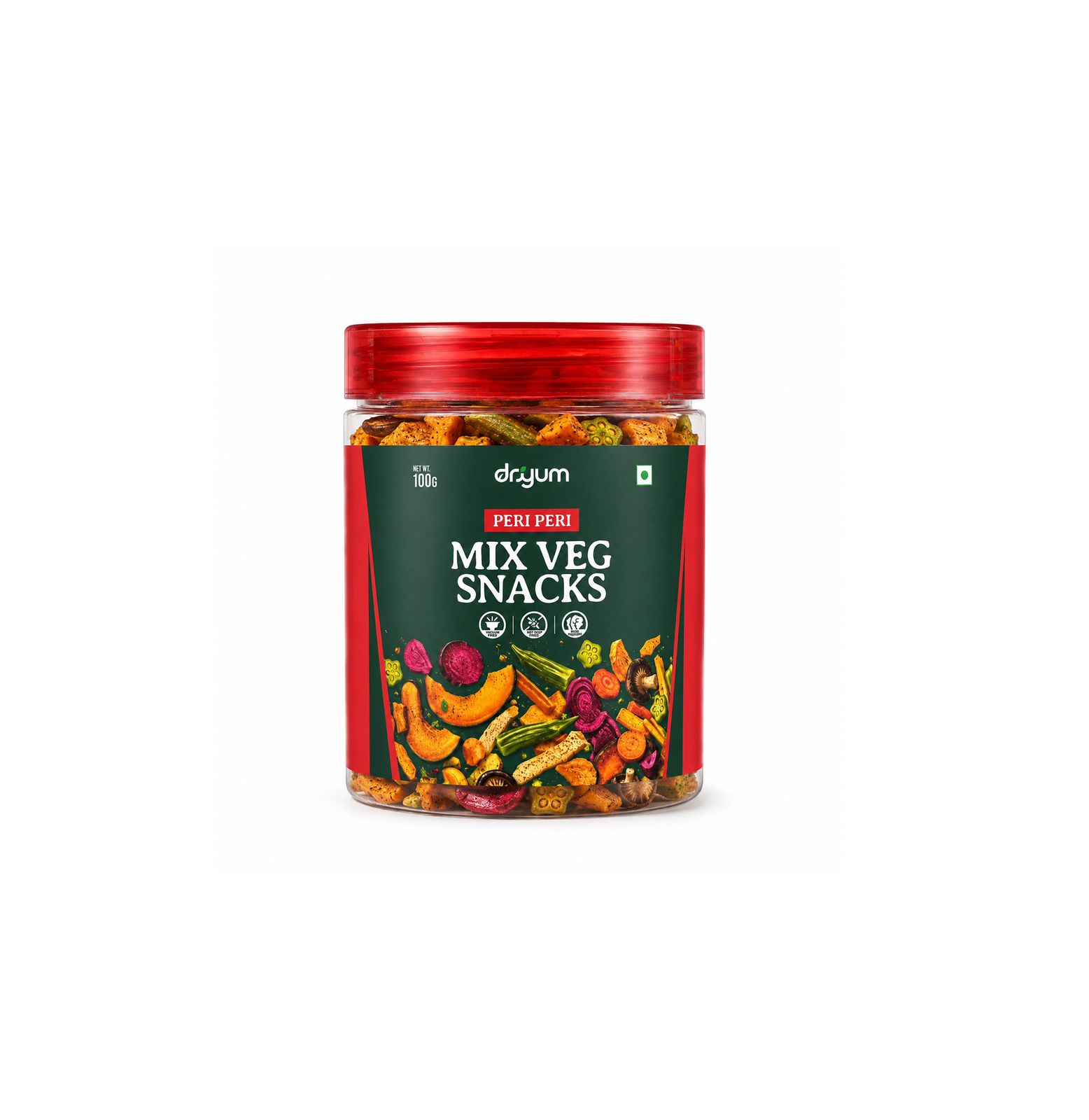 PERI PERI VEG SNACK (100g)