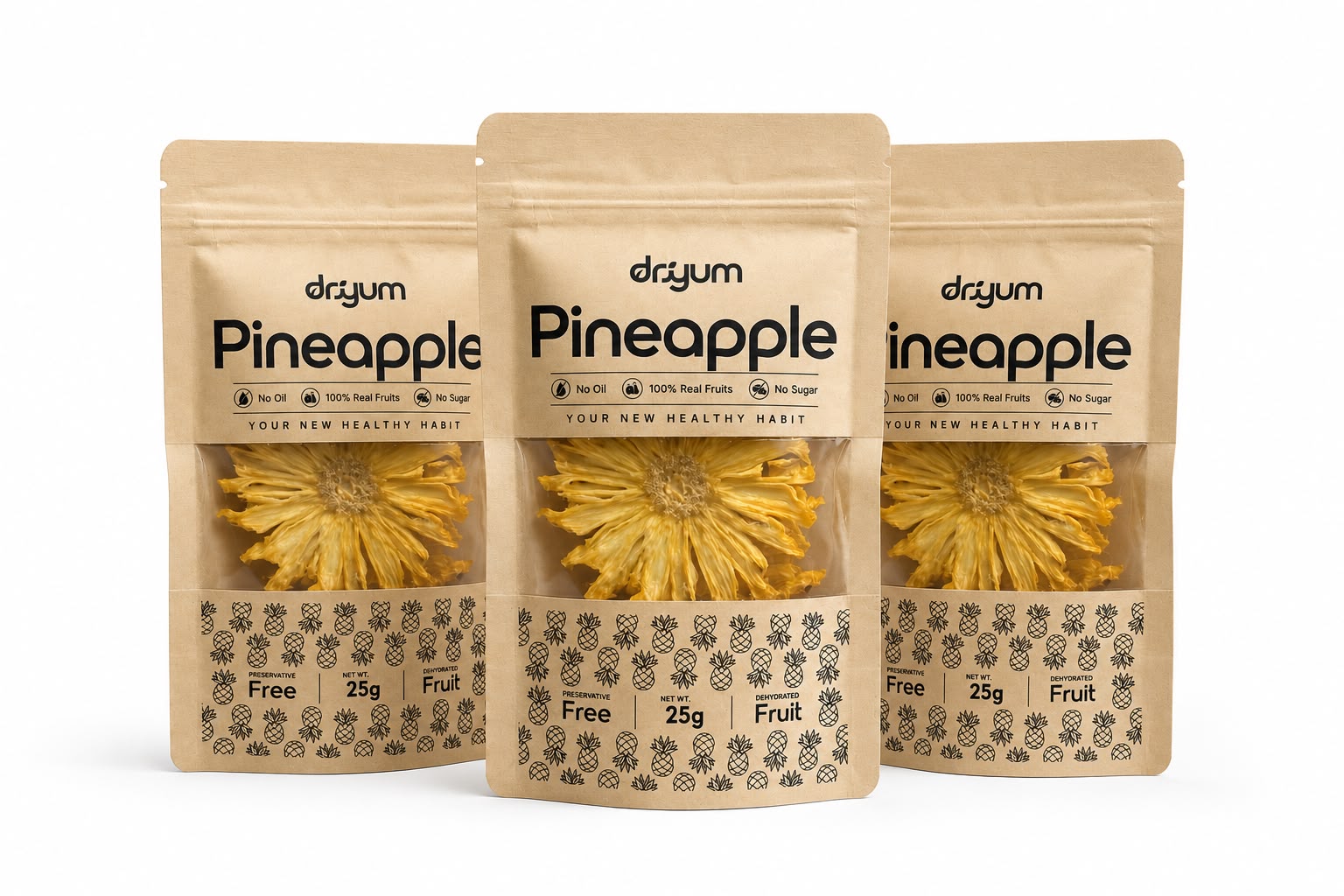 3x Pineapple 