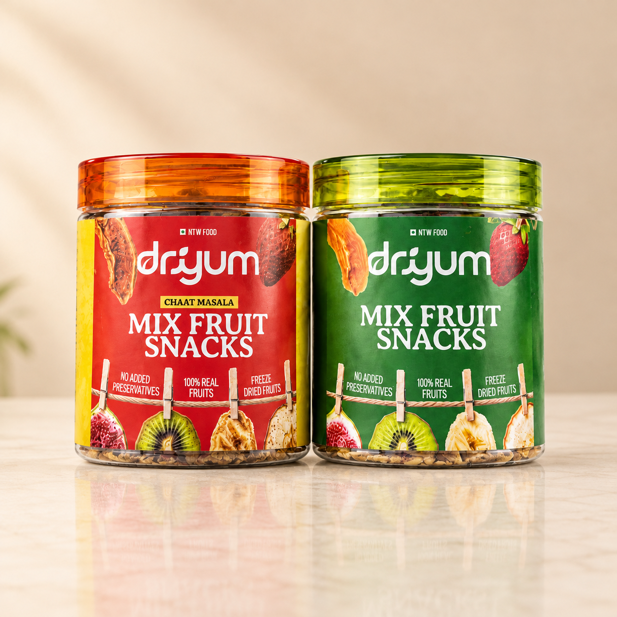 Mix Fruit Snacks (2x 100g combo)